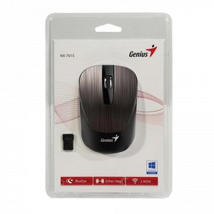 Мышь беспроводная GENIUS NX-7015, USB, 3 кнопки + 1 колесо-к