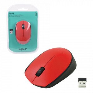 Мышь беспроводная LOGITECH M171, 2 кнопки+1 колесо-кнопка, о