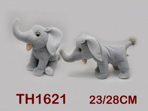 Игрушка мягконабивная - Слон ТН1621 (1/48) 28см