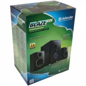 Колонки компьютерные DEFENDER Blaze S12, 2.1, 12 Вт, Bluetoo