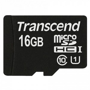 Карта памяти microSDHC 16GB TRANSCEND Premium 300x, UHS-I U1