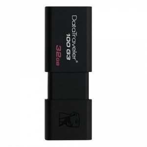 Флэш-диск 16GB KINGSTON DataTraveler 100 G3 USB 3.0, черный,