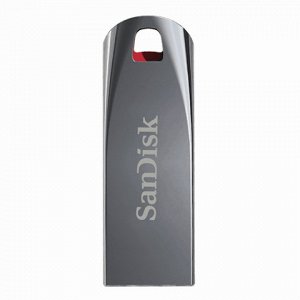 Флэш-диск 16GB SANDISK Cruzer Force USB 2.0, серебристый, SD