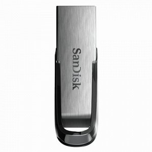 Флэш-диск 16GB SANDISK Ultra Flair USB 3.0, серебристый, SDC