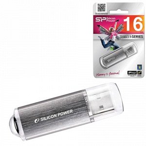 Флэш-диск 16GB SILICON POWER Ultima II-I Series USB 2.0, сер