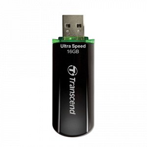 Флэш-диск 16GB TRANSCEND JetFlash 600 USB 2.0, черный, TS16G