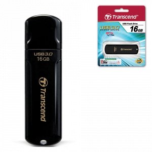 Флэш-диск 16GB TRANSCEND JetFlash 700 USB 3.0, черный, TS16G