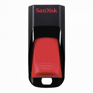 Флэш-диск 32GB SANDISK Cruzer Edge USB 2.0, черный, SDCZ51-0