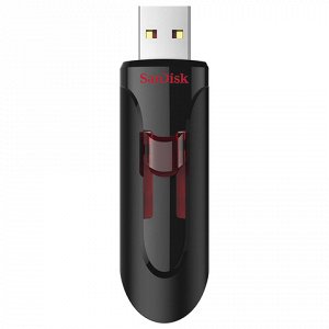 Флэш-диск 32GB SANDISK Cruzer Glide USB 3.0, черный, SDCZ600