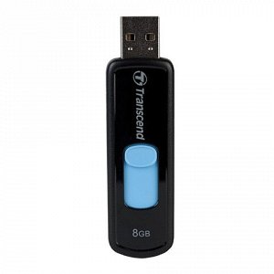 Флэш-диск 8GB TRANSCEND JetFlash 500 USB 2.0. черный, TS8GJF500