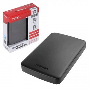 Диск жесткий внешний TOSHIBA Canvio Basics 1Tb, 2.5", USB 3.