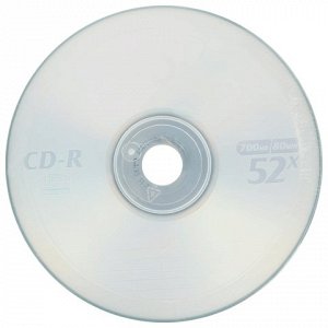 Диски CD-R VS 700Mb 52x 50шт Bulk VSCDRB5001 (ш/к - 20137)