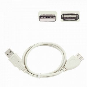 Кабель-удлинитель USB 2.0 0,75м GEMBIRD, M-F, для подключени