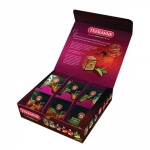 Чай TEEKANNE (Тикане), Набор 6 вкусов ассорти "Assorted Box"