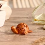 Сувенир дерево &quot;Черепашка&quot; 6х4х2,5 см ДОЛГОЛЕТИЕ