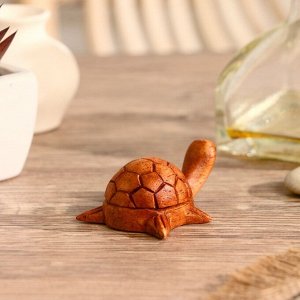 Сувенир дерево "Черепашка" 6х4х2,5 см ДОЛГОЛЕТИЕ