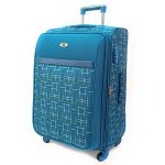 Чемодан Borgo Antico. BA 6055 blue 25&quot;. 4 съёмных колеса.