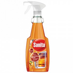 Средство для мытья стекол 500г SANITA (Санита) усиленная фор