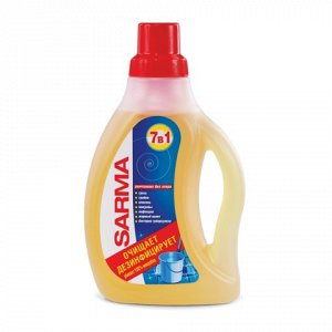 Средство для мытья пола 750мл SARMA (Сарма) "Лимон", антибак