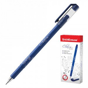 Ручка гелевая ERICH KRAUSE "CHARM", корпус синий, игольчатый