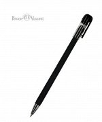 Ручка шариковая FreshWrite EasyWrite Black, узел 0.5 мм, синие пигментные чернила, корпус Soft Touch