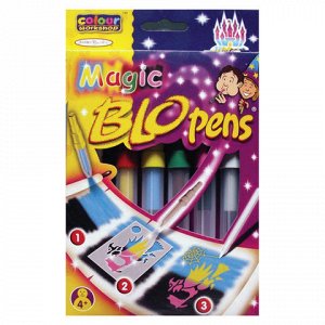 Фломастеры воздушные CENTROPEN "Blopens Magic", 5+1 цв. + 8