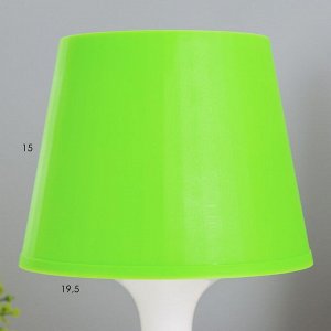Настольная лампа 1340003 1хE14 15W зеленый d=19,5 высота 28см RISALUX