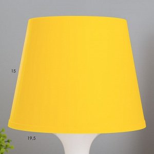 Настольная лампа 1340009 1хE14 15W желтый d=19,5 высота 28см RISALUX