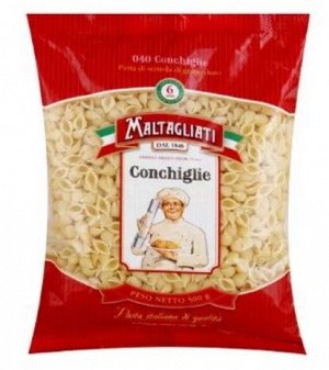 Макароны Maltagliati Conchiglie (Ракушка мелкая 040), 500г
