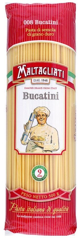 Макароны Maltagliati Bucatini (Букатини), 450г
