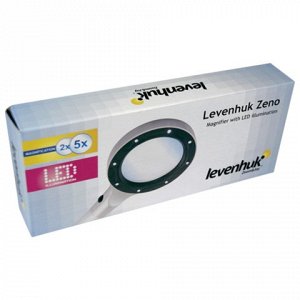 Лупа LEVENHUK Zeno 100, увеличение х2,5/х5, диаметр линз 78/