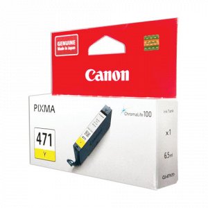 Картридж струйный CANON (CLI-471Y) PIXMA MG5740/MG6840/MG774