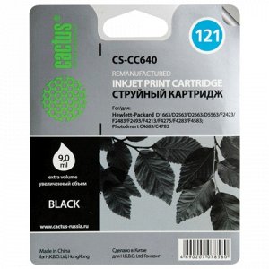 Картридж струйный HP (CC640HE) Deskjet F4275/F4283 №121, чер