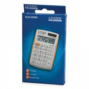 Калькулятор CITIZEN карманный SLD-322RG, 10 разрядов, двойно