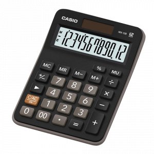 Калькулятор CASIO настольный MX-12B-W, 12 разрядов, двойное