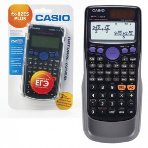 Калькулятор CASIO инженерный FX-82ESPLUSBKSBEHD, 252функции,