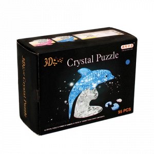 Игрушка развивающая 3D Crystal Puzzle "Дельфин", ХL, 95 элем