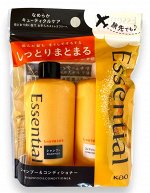 Набор-мини KAO Essential Fluffy Luster шампунь 45мл, кондиционер 45мл, п/пак, 1/24
