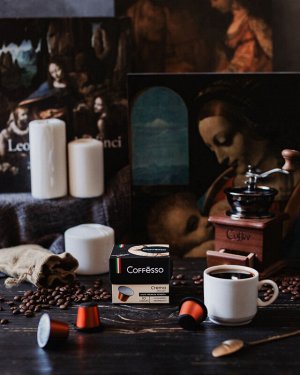 Кофе в капсулах Coffesso (Коффессо) "Crema Delicato" 10 шт (для кофемашин Nespresso)