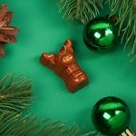 Фигура из молочного шоколада &quot;Олень новогодний&quot;, 10 г ± 5 %
