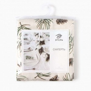 Скатерть новогодняя «Этель» Christmas tree 147x220± 3 см, 100% хлопок, саржа 190 г/м²