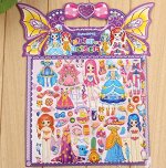 Наклейки многоразового использования &quot;Куклы с одеждой&quot;