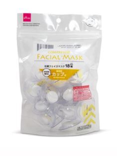 Прессованные сухие тканевые маски-таблетки для лица в капсуле 18 шт.