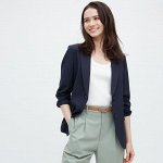 UNIQLO - приталенный женственный жакет - 69 NAVY