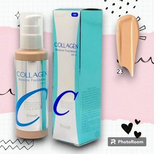 [Enough] Увлажняющая тональная основа c коллагеном CollagenMoistureFoundation23SPF15-100мл