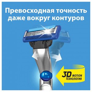 GILLETTE MACH3 Turbo Cменные кассеты для бритья 2шт Red