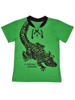 Футболка Шнуровка зеленый Lacoste