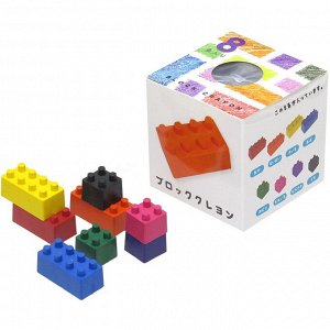 Восковые мелки 8шт Лего