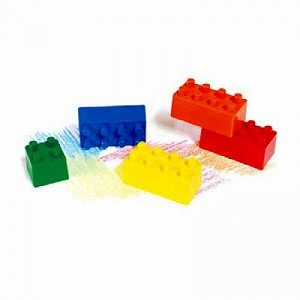 Восковые мелки 8шт Лего
