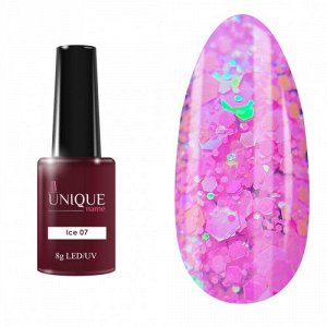 Unique Гель-краска Ice в бутыльке (8ml)
